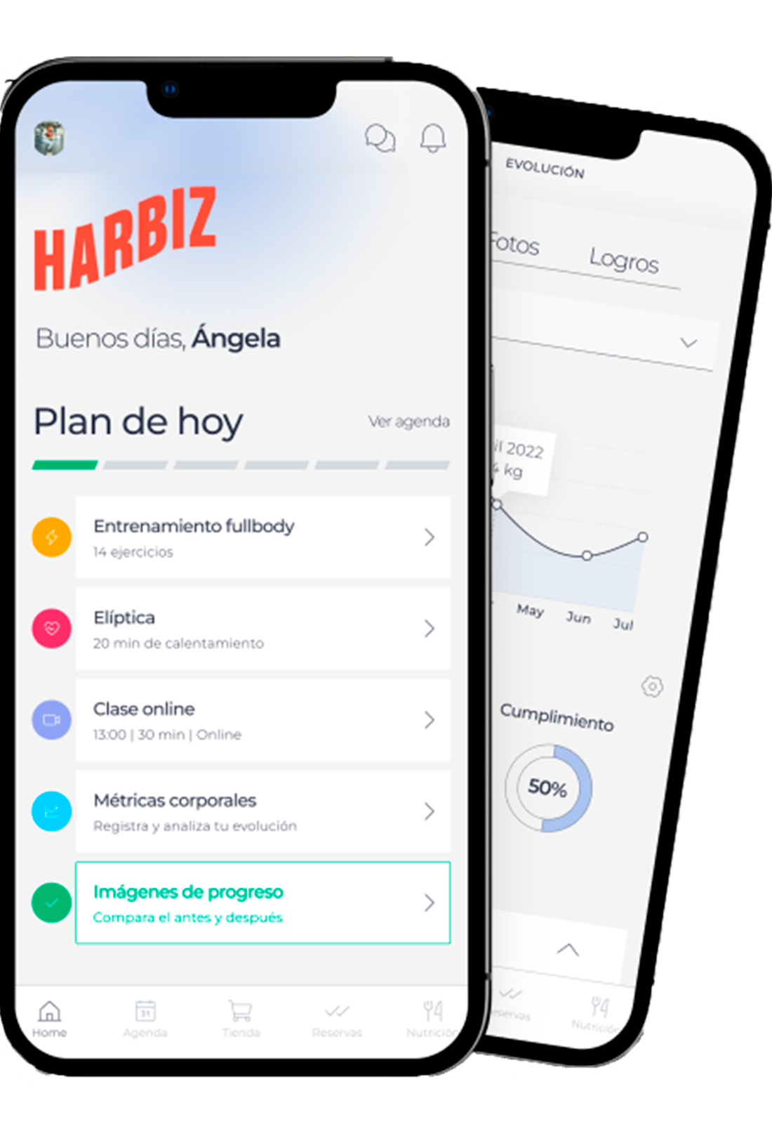 App Harbiz en teléfonos